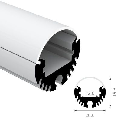 Cabine H19.8mm d'exposition autour du profil IP44 K48 W20mm de LED