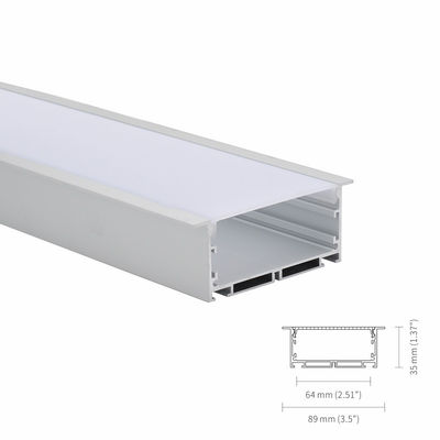 Bon prix Profil mené en aluminium magnétique anodisé IP45 avec la couverture givrée par PC en ligne