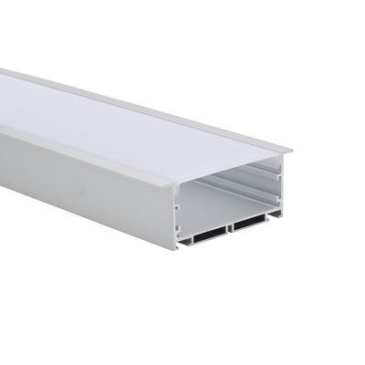 Le monture la couverture de PMMA le profil qu'en aluminium enfoncé de LED a givré H35mm opale