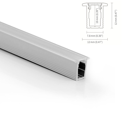 PMMA plat a enfoncé le profil en aluminium de LED 6063 T5 avec le diffuseur de PC