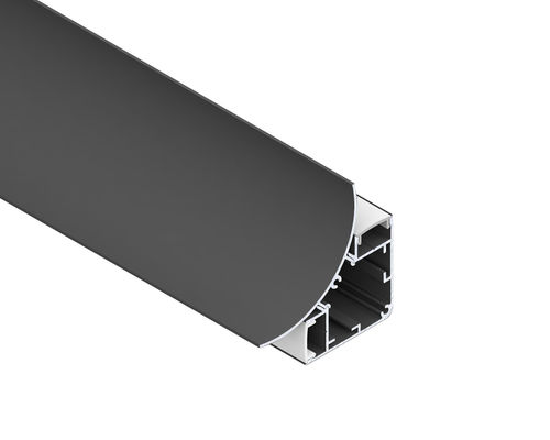 Profilé en aluminium pour bande LED en alliage de 2,5 m de long pour éclairage d'angle en surface dans la chambre et le salon