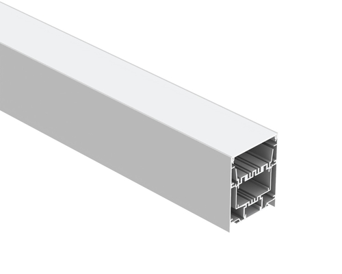 profil de 75*95mm LED pour à travers allumer l'alliage anodisé 6063