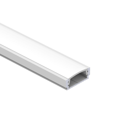 profil en aluminium LED de bande noire de 6061 6063 logeant la couverture claire