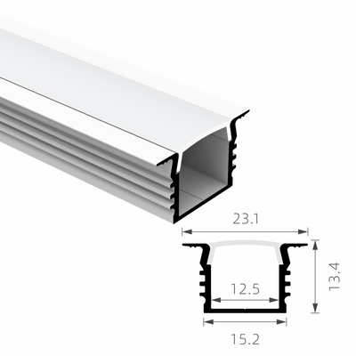 Bon prix T3 en aluminium anodisé imperméable de profil de bande de LED à l'humeur t8 en ligne