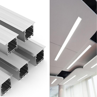 Profil en aluminium enfoncé expulsé de LED levant la lumière de bande menée