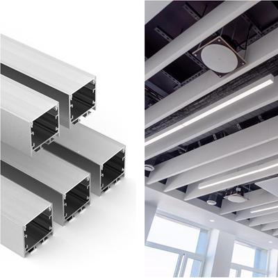 profil en aluminium de bande de 35*35mm LED levant la lumière de bande menée
