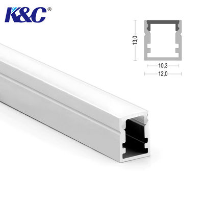 La Manche de profil de l'alliage d'aluminium 6063 T5 LED avec la couverture de diffuseur de PC