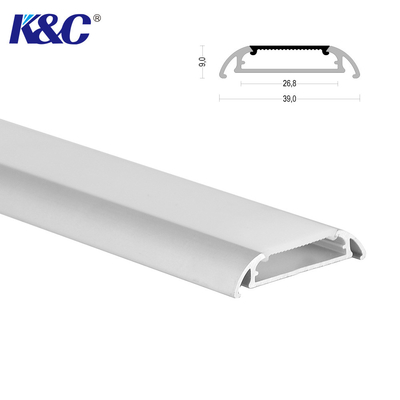 Sablage T5 en aluminium du profil 6063 de bâti extérieur de PC de PMMA pour la bande menée