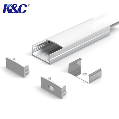 L'alliage T5 en aluminium mené de la Manche 6063 d'extrusion de profil a anodisé PMMA