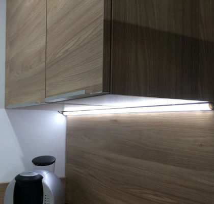 T5 90 radiateur en aluminium mené 45 par degrés de lumière de bande de coin de la Manche avec l'agrafe de couverture de Pmma