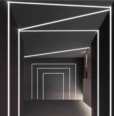 Bon prix Le plafond mené en aluminium de profil de plaque de plâtre du diffuseur 6063 de PC a enfoncé le montage linéaire de lumière de débourbage en ligne