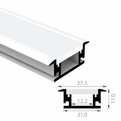 La lumière de bande 6063t5 a enfoncé le logement en aluminium mené de la Manche d'alliage d'Alu de profil a expulsé