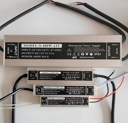 Bon prix Alimentation d'énergie extérieure de 12V 24V LED 60W - lumière de bande imperméable de For LED de conducteur de 500W IP67 LED en ligne