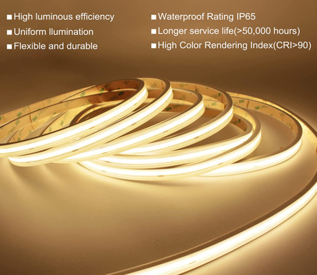 Bon prix Silicagel RA80 flexible imperméable de volt 320 LED 8mm de l'ÉPI IP68 24 de lumières de bande de LED en ligne